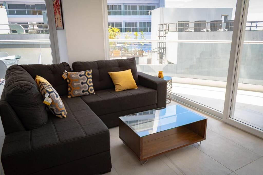 M3 Lujoso Y Comodo Departamento Con Playa 2 Piscinas Cancha De Tenis Jacuzzi Seguridad 24 Horas Manta Luaran gambar
