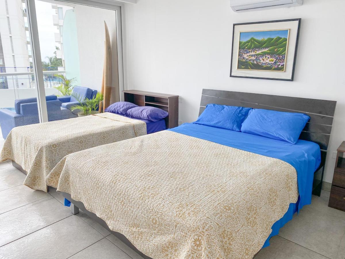 M3 Lujoso Y Comodo Departamento Con Playa 2 Piscinas Cancha De Tenis Jacuzzi Seguridad 24 Horas Manta Luaran gambar